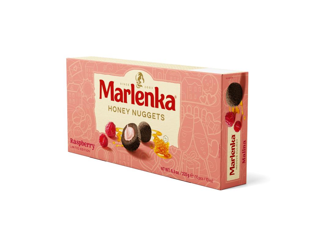 Bile MARLENKA cu miere si zmeura ® 235 g.
