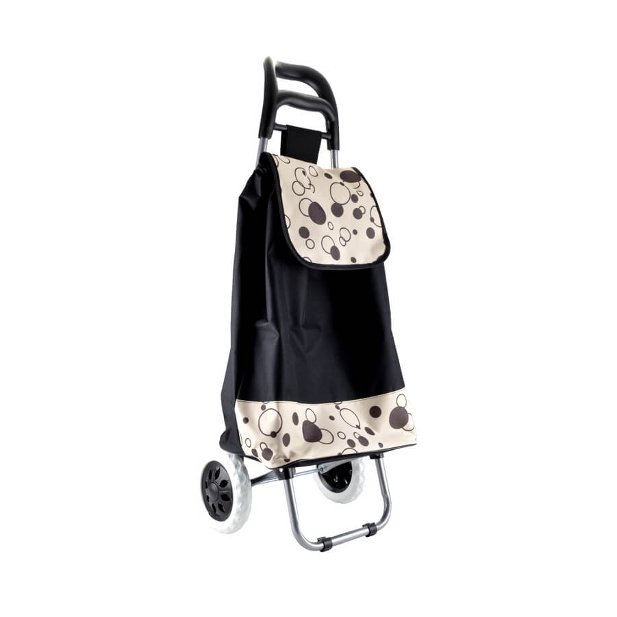 Troler pentru cumparaturi negru