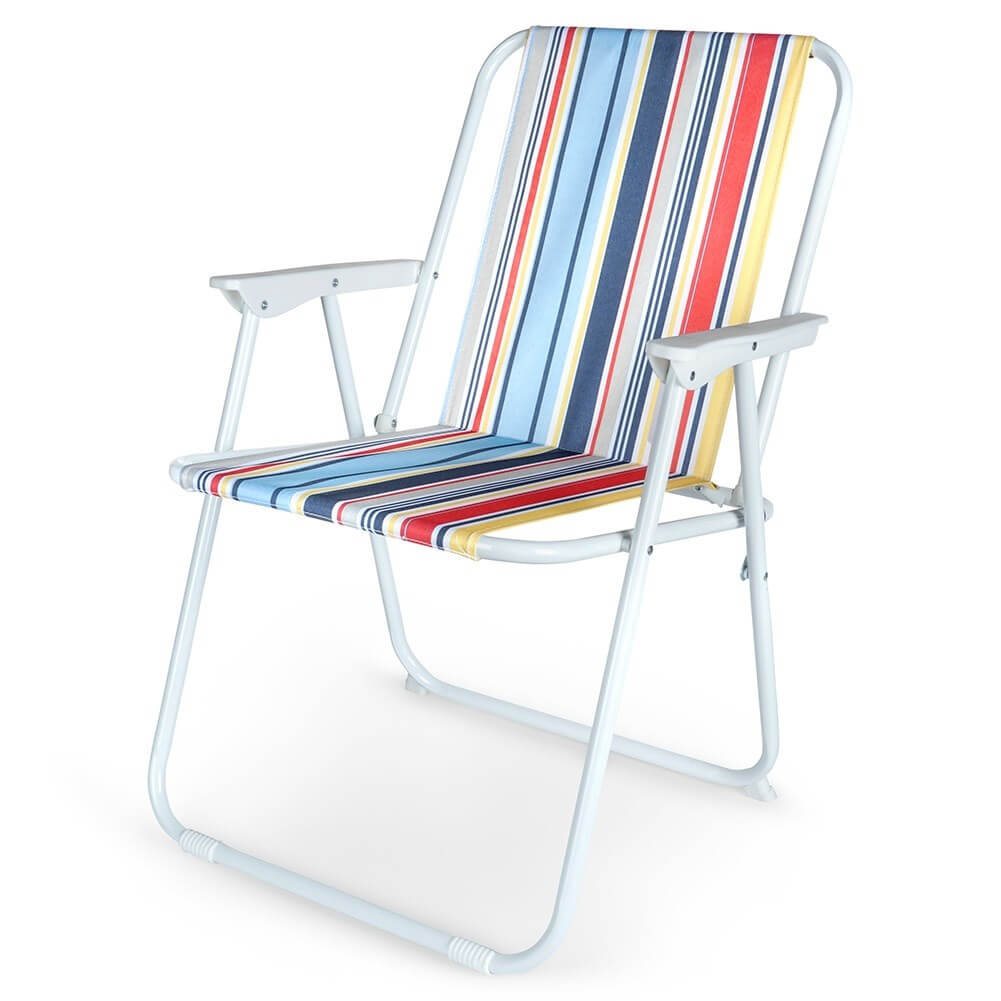 Scaun de camping pliabil multicolor 53×46,5×74 cm