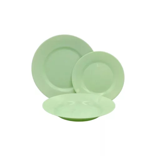 Set veselă PLUMI 18 piese – Paradise Green