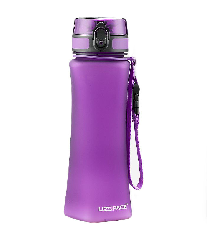 Sticla apa slim Uzspace Tritan, fara BPA cu capac 700ml violet