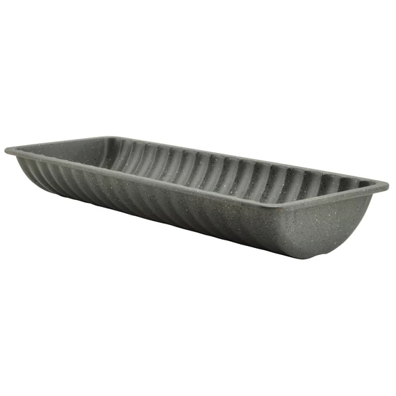 Loading Formă de copt tip chec (őzgerinc) cu model marmorat și strat antiaderent, 31.5x12 cm