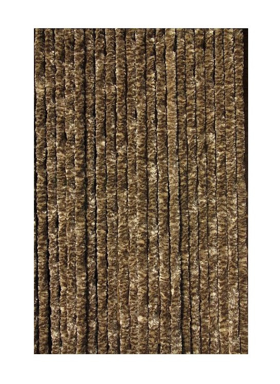 Perdea de muste bej-maro inchis