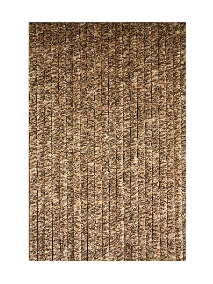 Perdea împotriva mustelor în nuanțe de maro închis, castaniu și bej