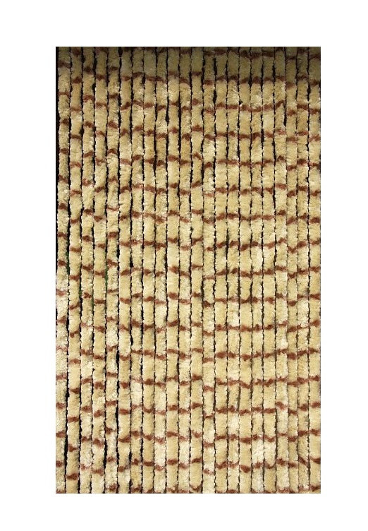 Perdea de muste bej-castaniu