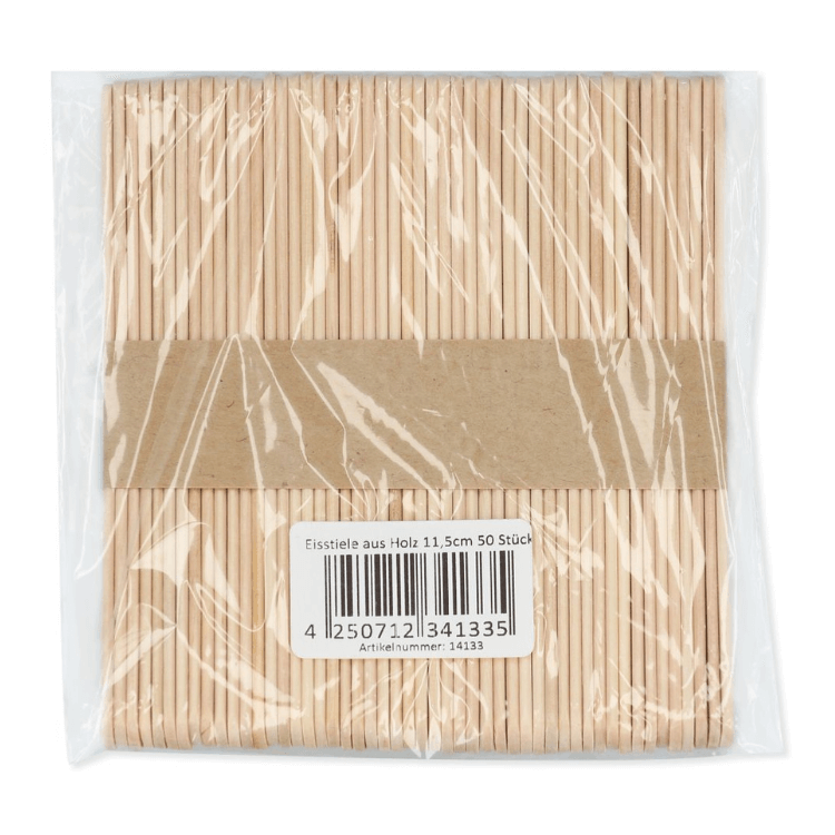 Bățuri pentru înghețată, 11,5 cm, 50 bucăți