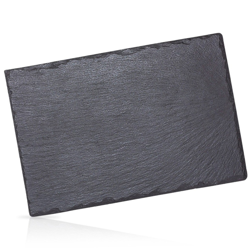 Platou de servire din ardezie, dreptunghiular, 30 × 20 cm