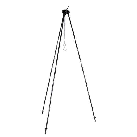 Trepied pentru ceaun, 1,2 metri, 8 mm, negru