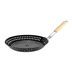Tigaie bbq pentru castane, 31*3,5 cm