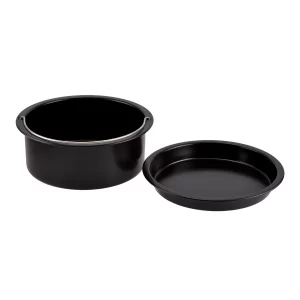 set de inserții pentru friteuză cu aer cald, din oțel antiaderent, 2 piese