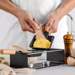 set spatule pentru raclette din lemn, 6 piese