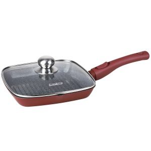 Tigaie cu înveliș antiaderent din marmură bachmayer cu mâner, 28 cm