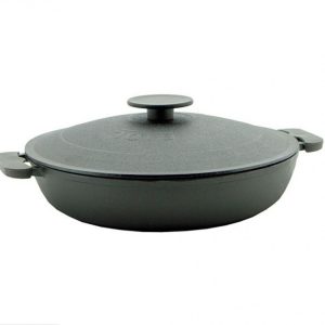 Cratita fonta cu capac 32cm