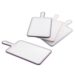 Tocator din plastic anti-alunecare cu maner - mare - 40x21cm