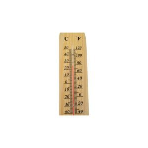 Termometru din lemn 22 cm, cu cârlig practic