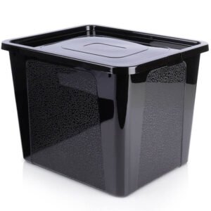 Recipient de Depozitare negru 30 litri