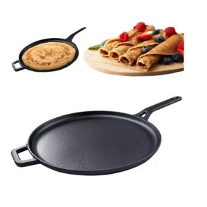 Tigaie din Fontă pentru Clătite - Calitate Profi, Gătire Perfectă 29cm